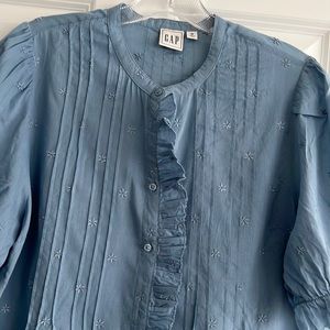 Gap Light Blue Blouse